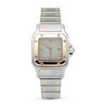 Santos de Cartier Galbée Small 24mm Gold & Stainless Steel Watch 1057930